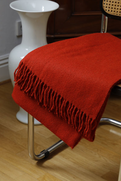 Sofá manta de lana llama