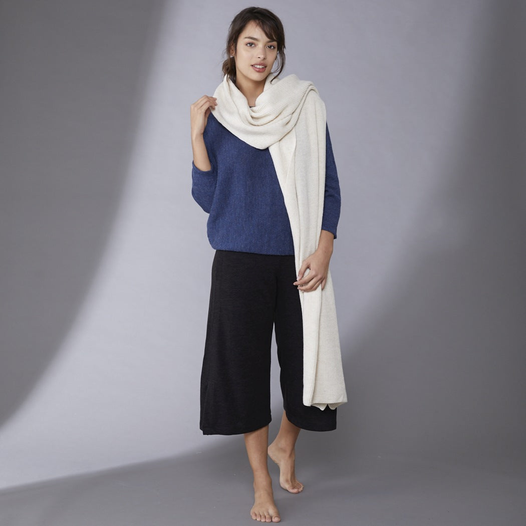 Merino wool scarf XL