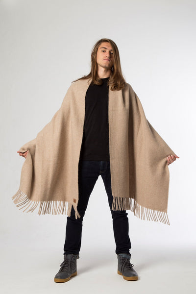 Llama wool scarf XL