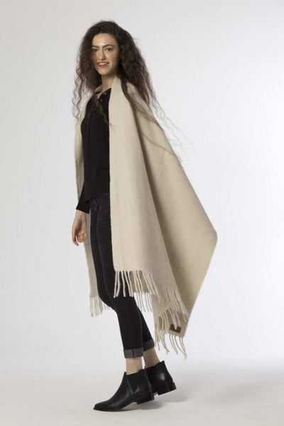 Llama wool scarf XL